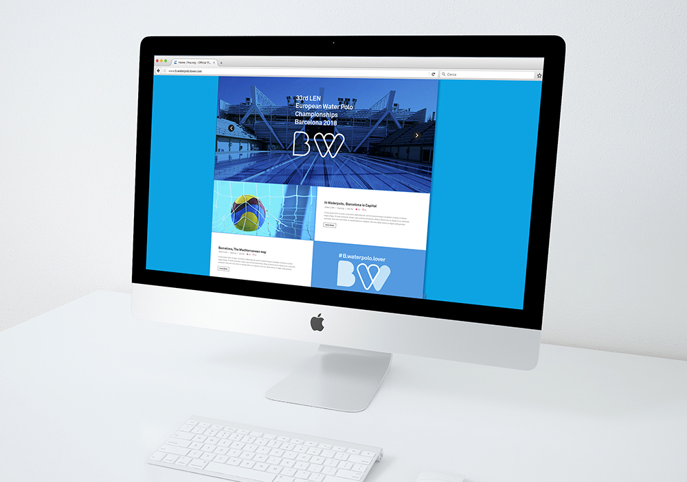 Finalist project, 33RD LEN EUROPEAN WATER POLO CHAMPIONSHIPS BARCELONA 2018 Branding and visual identity - Secondary images