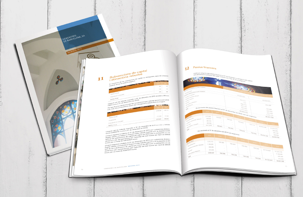Cementiris de Barcelona - Annual Reports - Main slider