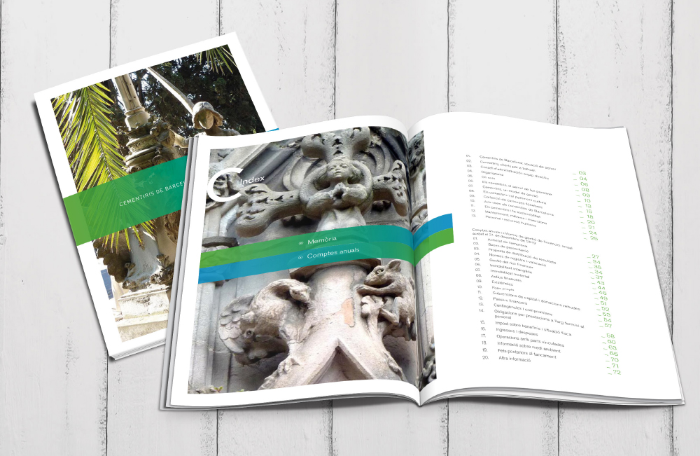 Cementiris de Barcelona - Annual Reports - Third slider