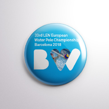 Ajuntament de Barcelona - Finalist project, 33RD LEN EUROPEAN WATER POLO CHAMPIONSHIPS BARCELONA 2018 Branding and visual identity - Mosaic image