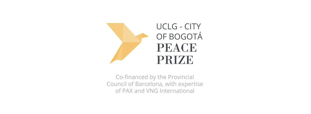VNG International The Hague - Graphic image of International Peace Prize, City of Bogotá - Main images