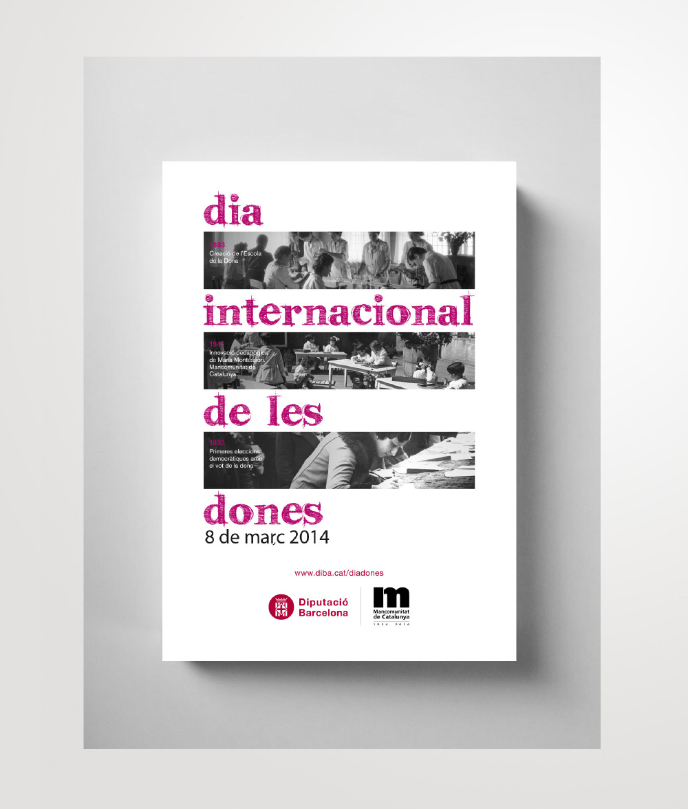 Diputació de Barcelona - Poster “Dia Internacional de les Dones” - Main images