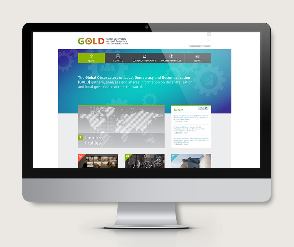 UCGL - UCLG and Gold web design - Secondary slider