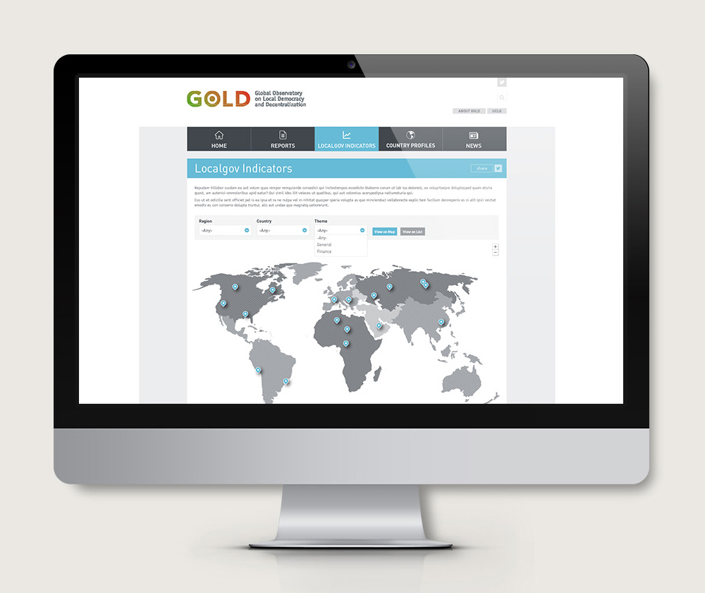 UCGL - UCLG and Gold web design - Secondary slider